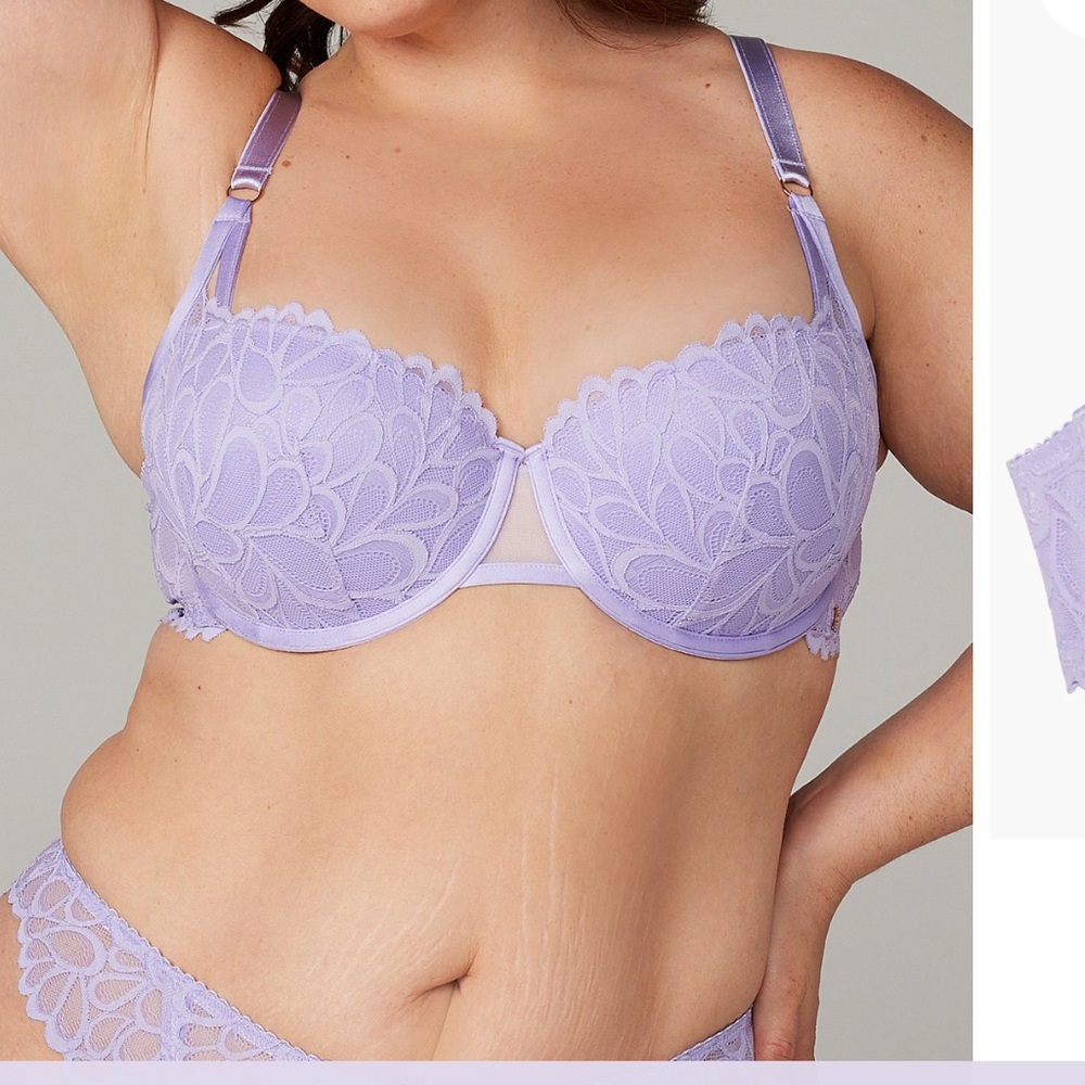 PLUS SIZE Savage X Fenty lavender lace set